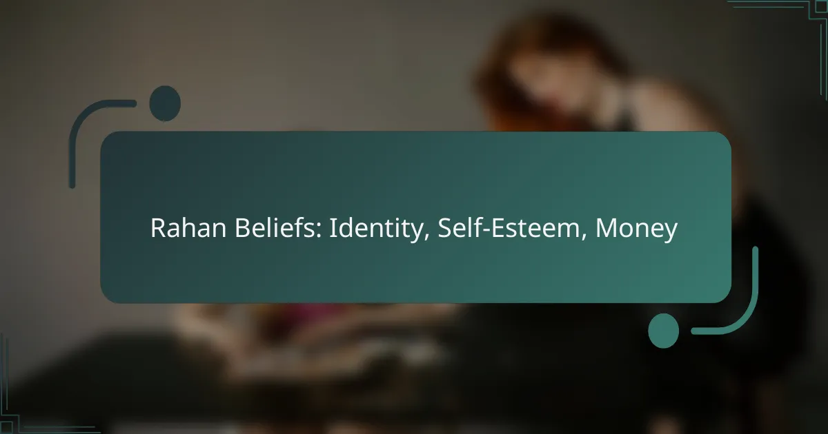 Rahan Beliefs: Identity, Self-Esteem, Money